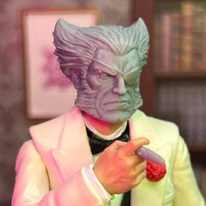 Exklusive Augenklappe AKA Logan Kopf 3D Gedruckt Benutzerdefinierte Kopf Skulptur (Unfertige, Made to Order)