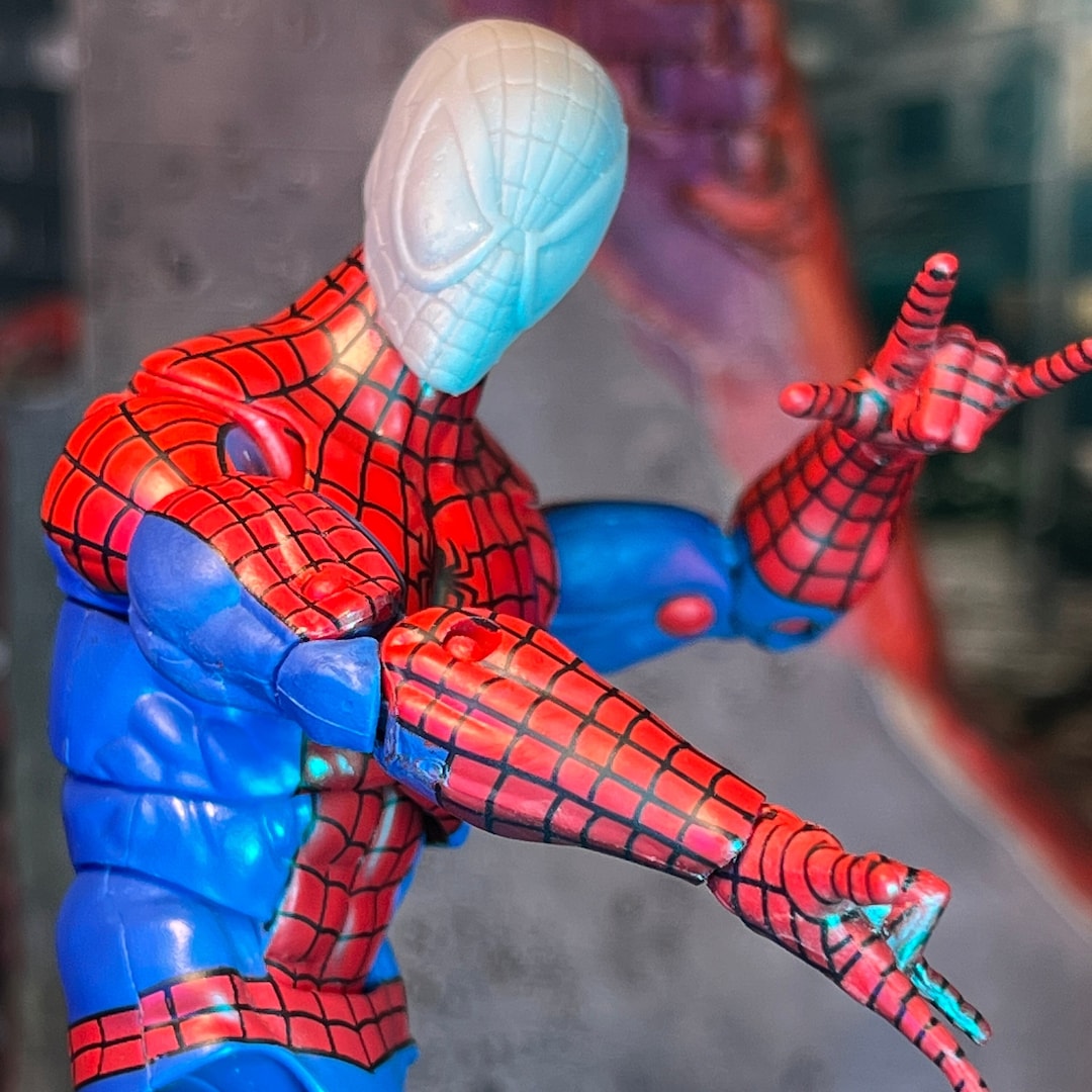Spider Vigilante Todd Mcfarlane Inspired Custom 3D Printed Head Sculpt ...