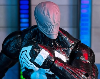 SP2 Spider Symbiote Monster XL 3D Printed Head Sculpt (Unfinished, Made to Order)