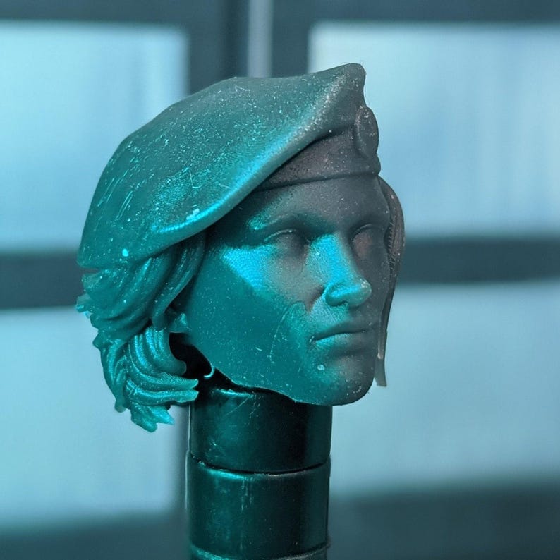 SWAT Zombie Hunter Custom 3D Printed Head Sculpt (unfinished, Made to ...