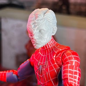 SP3 Spider Vigilante Symbiote Infection Stage 2 3D Printed Head Sculpt ...