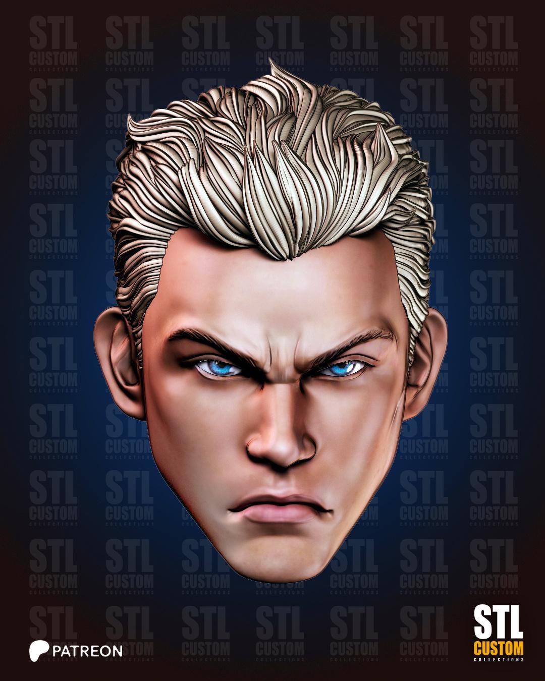 Spider Fan Bully - Angry- 3D File Custom Print- 3D Printed Head Sculpt ...