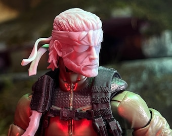 コードネーム スネーク ボス 戦術スパイ工作員 1:12 限定カスタムヘッドスカルプト (未完成、オーダーメイド)