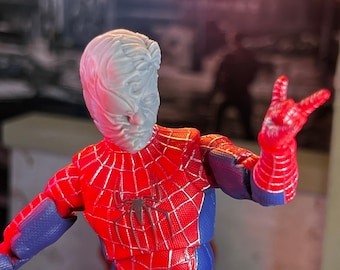 SP3 Spider Vigilante Symbiote Infection Stage 2 Rzeźba głowy drukowana w 3D (niedokończona, wykonana na zamówienie)
