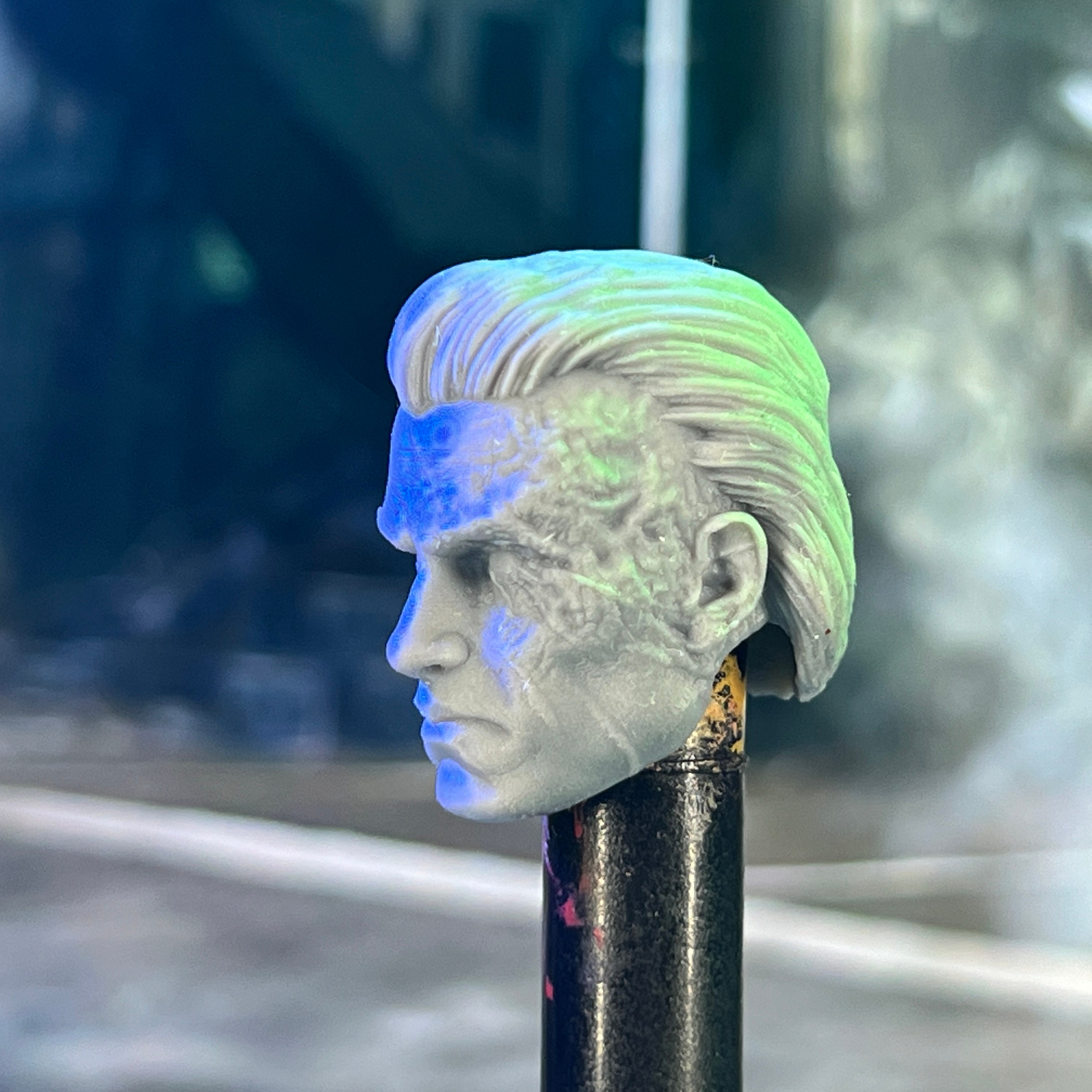 Silent Master Unmasked Exclusive Custom 3D Printed Head Sculpt ...