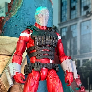 Task Force X Sharpshooter Armor Vest 3d Printed 1:12 Flex Resin Wearable (Unfinished, , Limited Stock, VEST ONLY)