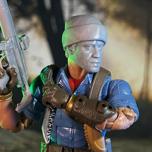 Codename Whiskey Merc PMC Operator 3D Printed Head Sculpt (Unfinished, Made to Order)