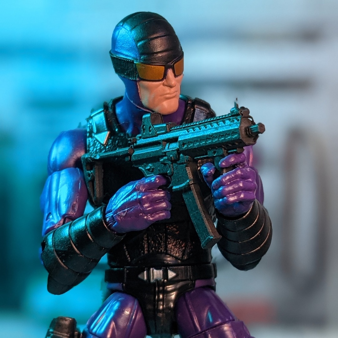 MPX CQC With Foregrip Reflex Sight SMG 1:12 Toy Accessory