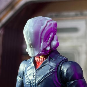 Escultura de cabeza impresa en 3D de soldado de reconocimiento furtivo de Zero G Near Future (sin terminar, hecha a pedido)