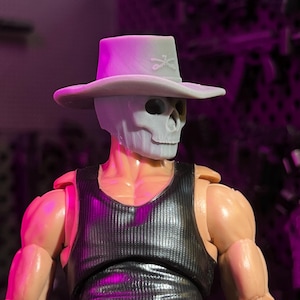 Ghost Cavalry Gunslinger 3D Printed Head Sculpt (Ships Unfinished, Made to Order)