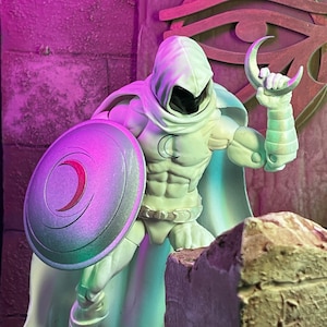 Moon Shield 1:12 Toy Accessory UNPAINTED (Unfinished, Made to Order)