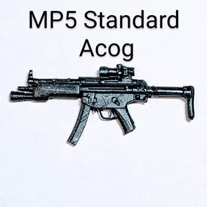 MP5 Standard with Acog Scope 1:12 Toy Accessory (Unfinished, Made to Order)