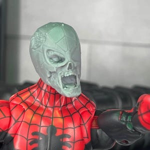 Zombie Spider Hero Custom 3D Printed Head Sculpt (unfinished, Made to ...