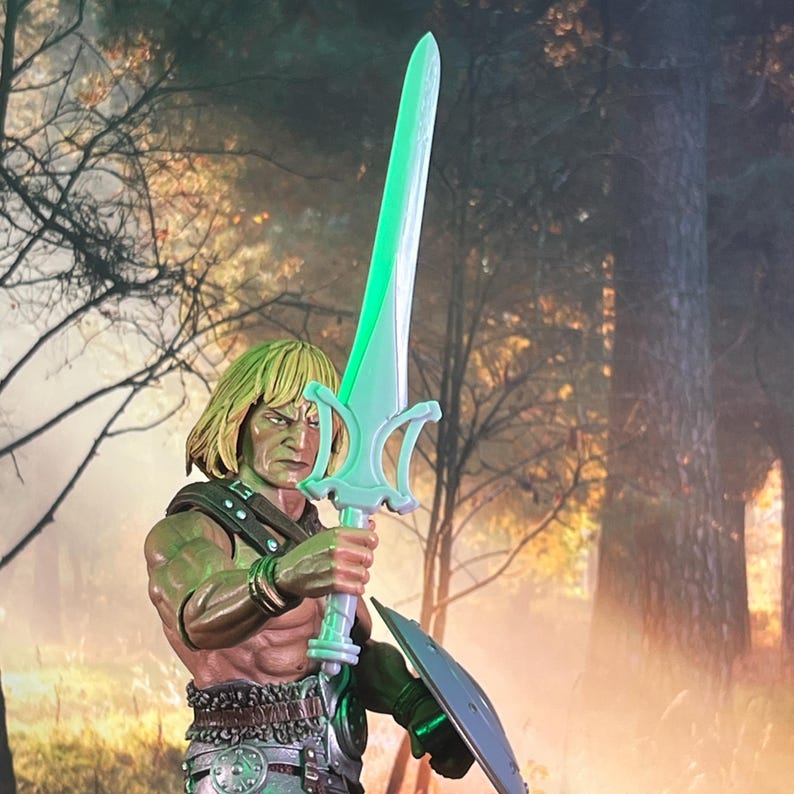 Ancient Sword of Power for Mythic Legions Scale- Toy Accessory (Print on Demand, Unfinished) image 1
