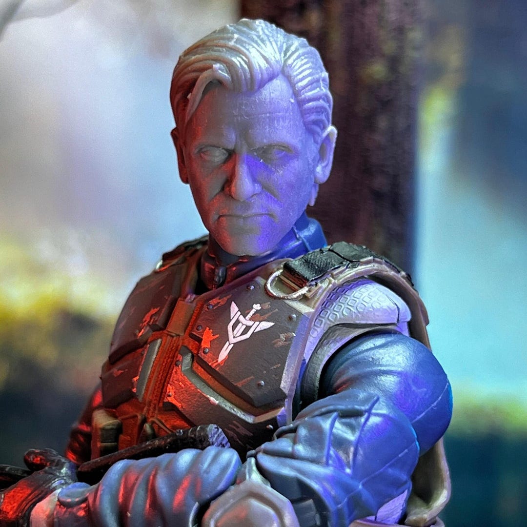 Royal Marine Commander Custom 3D Printed Head Sculpt (unfinished, Made ...