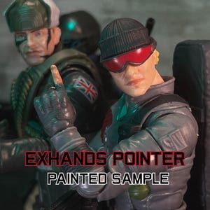 EXHANDS 03 Fingerless Gloves- Pointing- Set of 2 (Right & Left) 3d Printed (Unfinished, Limited Stock)- Please read description