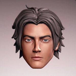 Unmasked Red Bird Vilgilante 3D Printed Head Sculpt (for McFarlane DC Multiverse Body, Unfinished, Made to Order)
