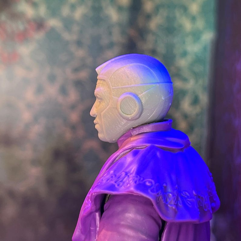 Quantum Time Warrior Custom 3D Printed Head Sculpt (unfinished, Made to ...