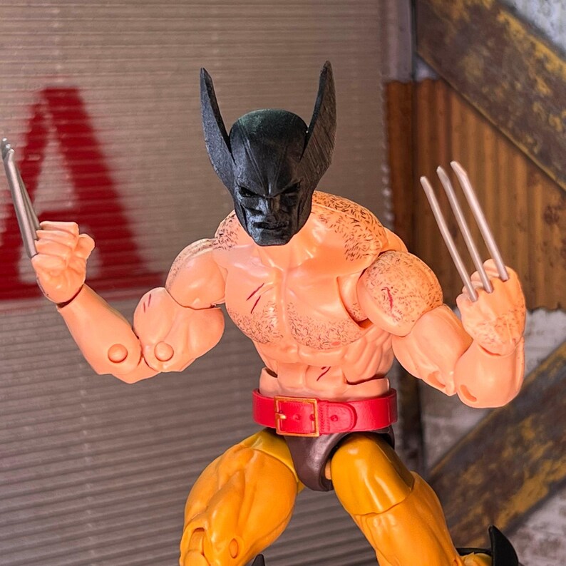 Savage Weapon 10 Masked Custom 3D Printed Head Sculpt (unfinished, Made ...