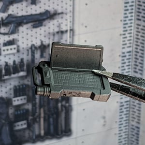 Advanced Crypto Hacking Terminal (Open & Closed  -Set of 2-) Handheld Tech Device 1:12 Toy Accessory (Unfinished, Made to Order)