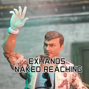 EXHANDS 08 Naked- Reaching Expression- Set of 2 (Right & Left) 3d Printed (Unfinished, Limited Stock)- Please read description