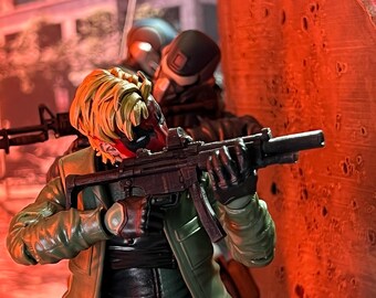 MP5 suppresseur avec Reflex Sight 1:12 accessoire de jouet (inachevé, fabriqué sur commande)