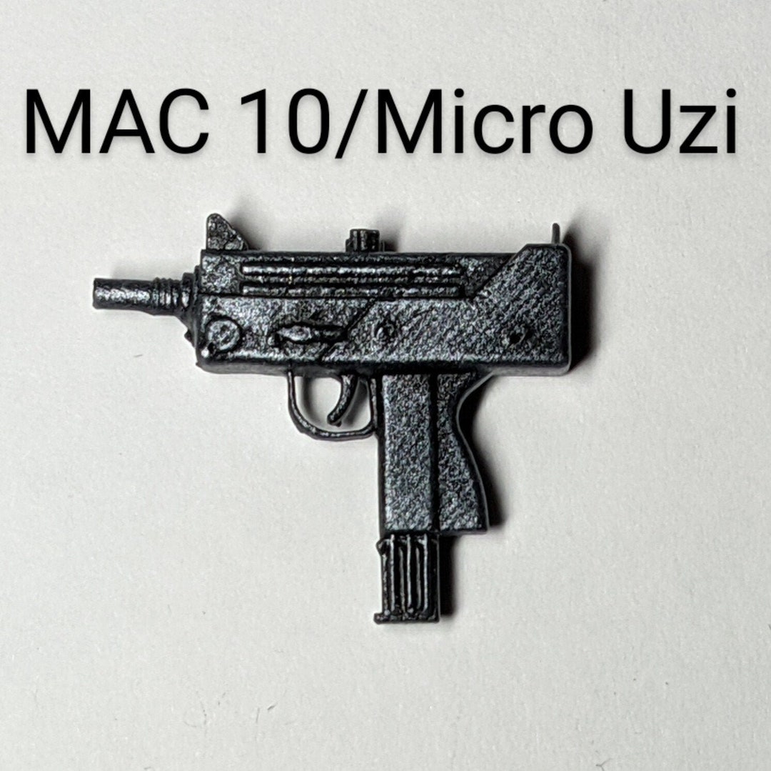 MAC 10/micro Uzi SMG 1:12 Toy Accessory unfinished - Etsy