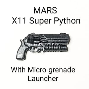 MARS x11 Super Python mit Mikro Granatwerfer 1:12 Spielzeug Zubehör (Unfertige, Made to Order)