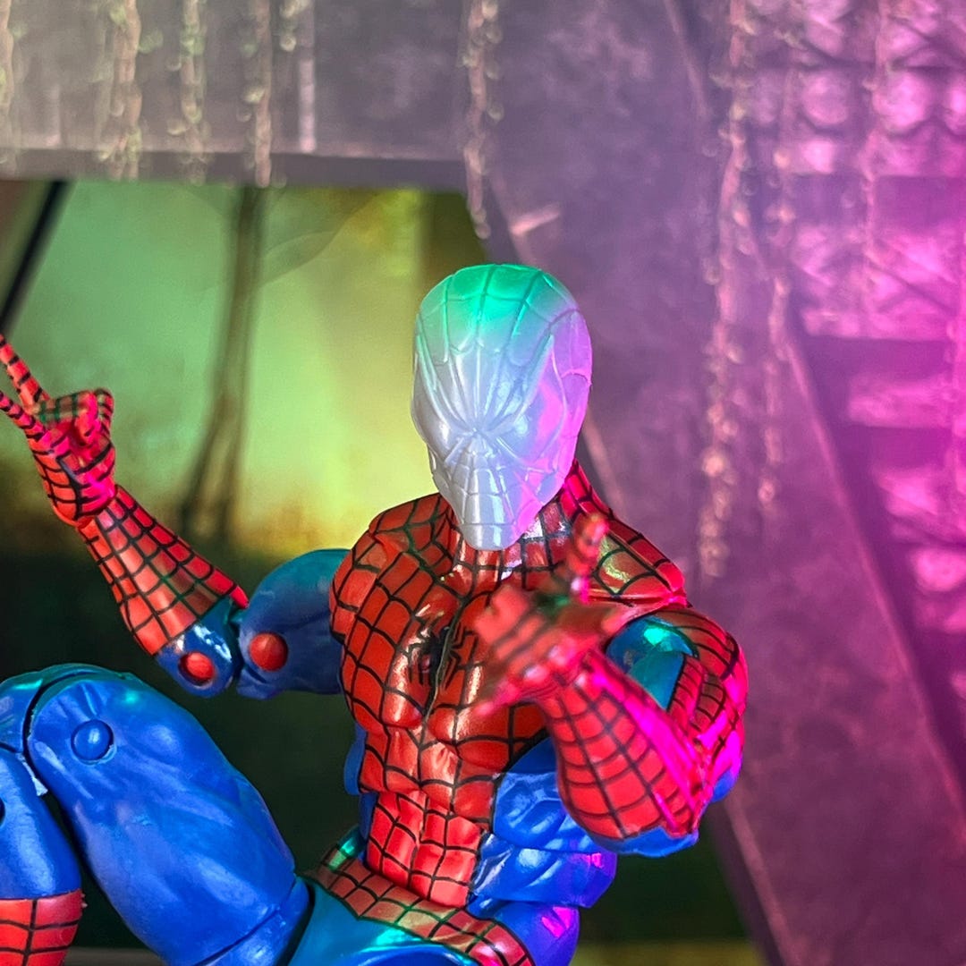Stylized Spider Hero -WEBS- Custom 3D Printed Head Sculpt (unfinished ...
