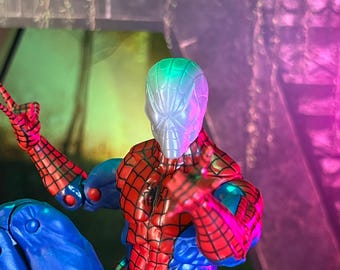 Stylized Spider Hero -WEBS- Custom 3D Printed Head Sculpt (Unfinished, Made to Order)