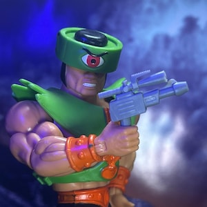 Classic Eternian Laser Pistol Scoped MOTU Origins Scale Toy Accessory (Unfinished, Made to Order)