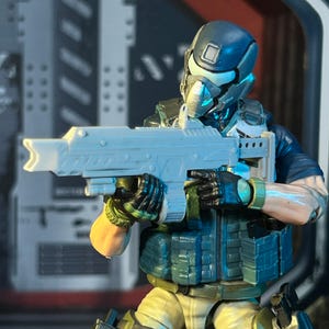 SG-23 Breaker Spray and Pray Rifle 1:12 speelgoedaccessoire (onvoltooid, op bestelling gemaakt)