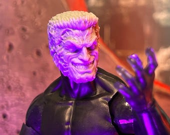 Escultura de cabeza impresa en 3D de Symbiote Eddie (sin terminar, hecha a pedido)
