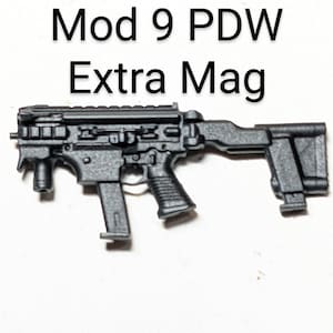 Accesorio de juguete para SE Commando MOD 9 PDW Tactical Housing 1:12 (supresor no incluido, sin terminar, hecho a pedido)