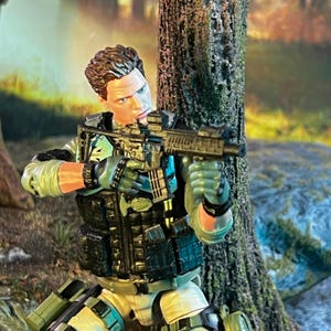 MCX Canebrake Rattler Spec Ops AR 1:12 Scale Toy Accessory (Unfinished, Made to Order)