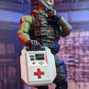 Tech Med Kit Lifeline Monitoring Pack 1:12 Toy Accessory (Unfinished, Made to Order)