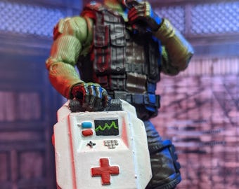 Tech Med Kit Lifeline Monitoring Pack 1:12 Toy Accessory (Unfinished, Made to Order)