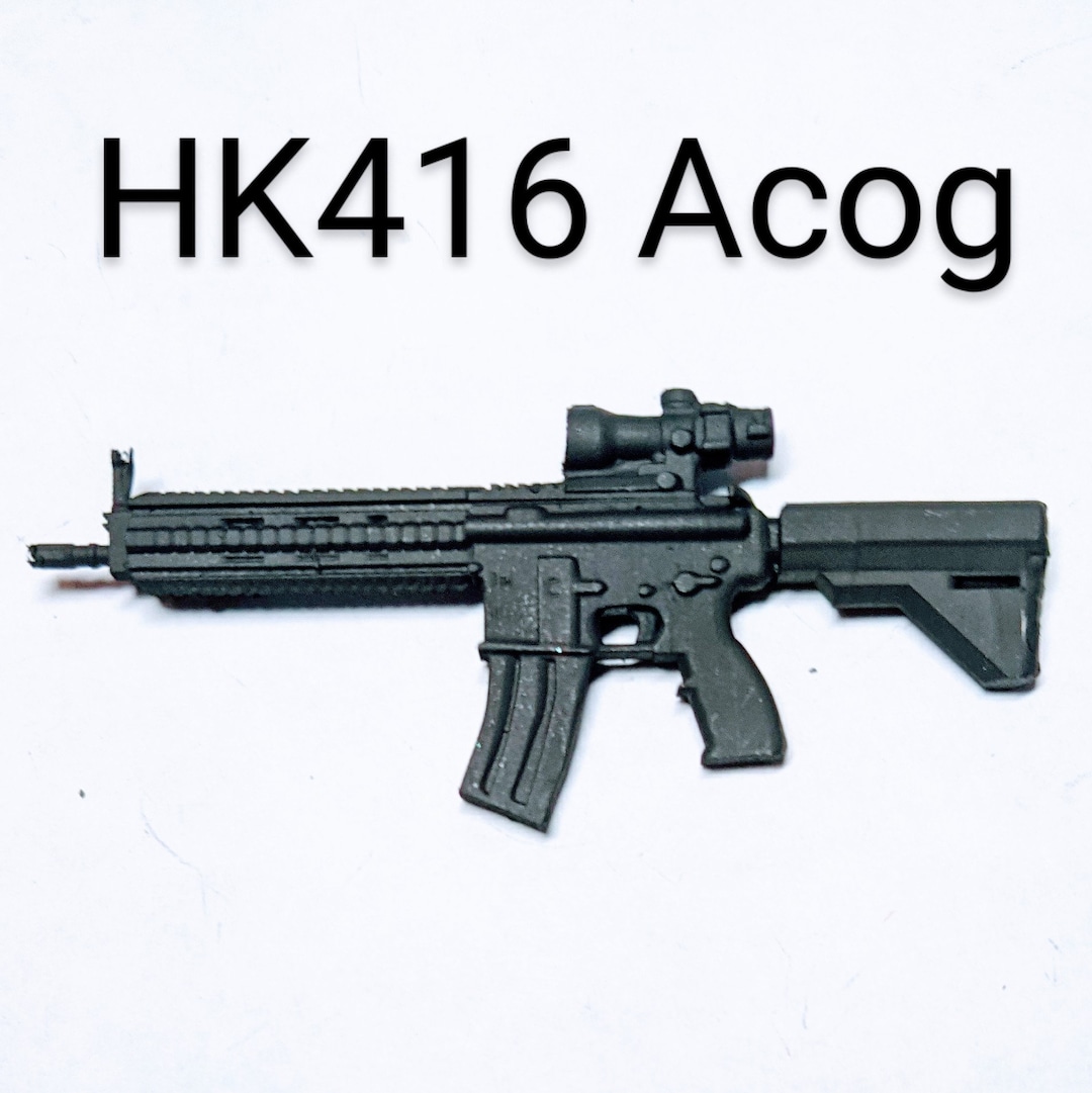 HK416 アコグスコープ付き 1:12 スケール おもちゃアクセサリー