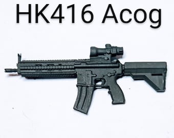 HK416 アコグスコープ付き 1:12 スケール おもちゃアクセサリー