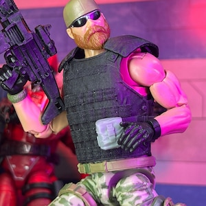 Tung ammunitionspåse Kitbash-tillbehör i skala 1:12 (ENDAST Kitbash-del, ofärdig, tillverkas på beställning)