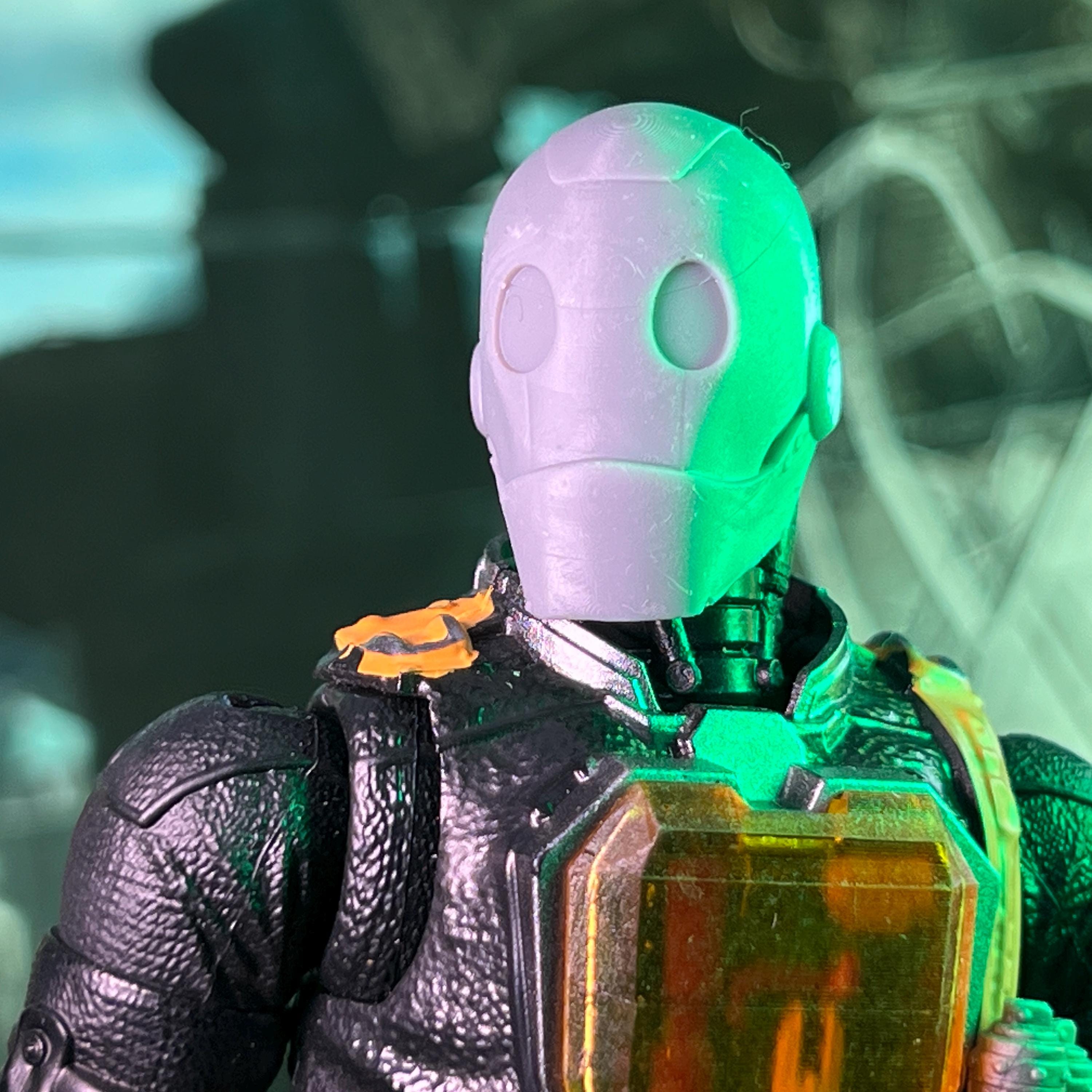Robosoldier 1:12 3D Printed Head Sculpt (unfinished, Made to Order) - Etsy