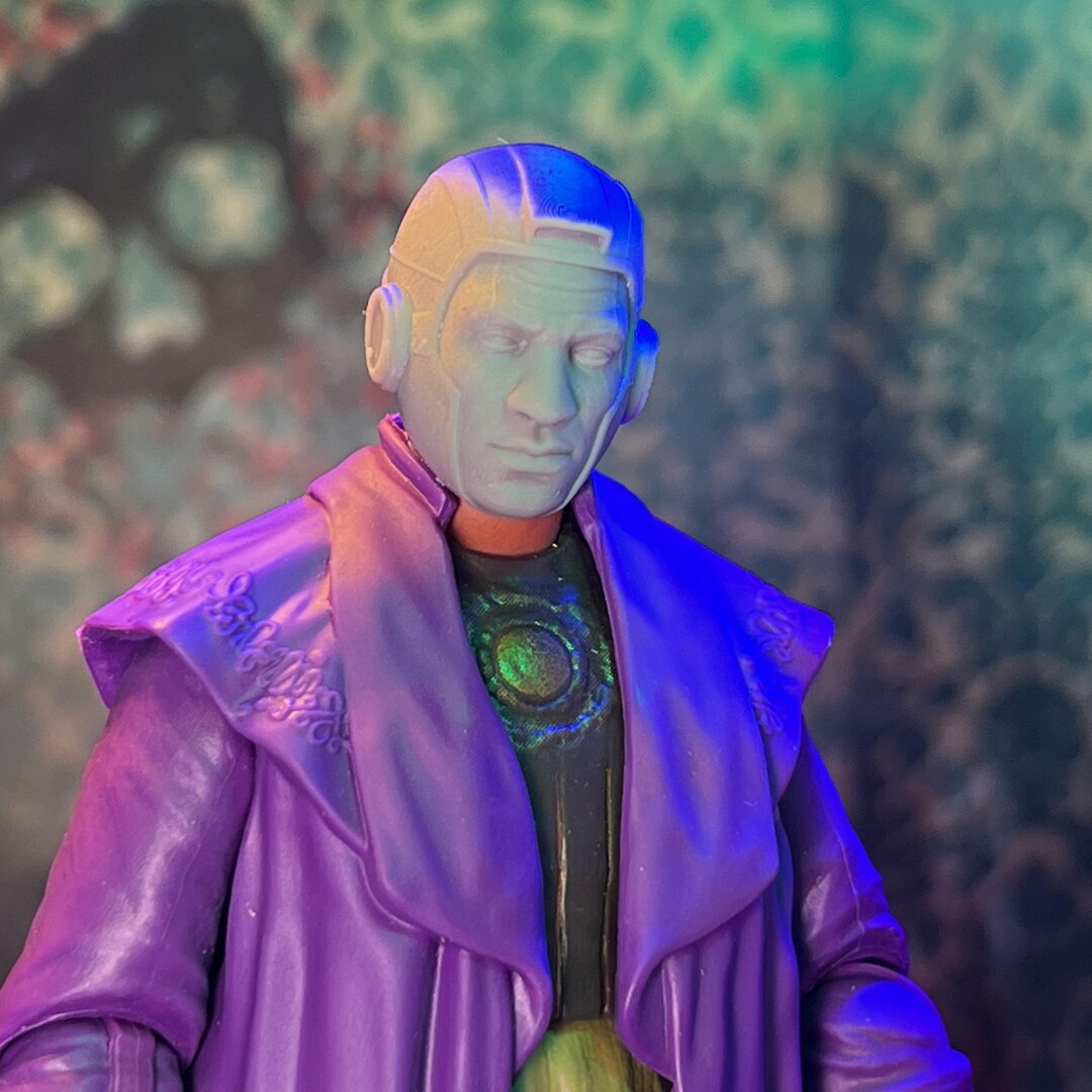 Quantum Time Warrior Custom 3D Printed Head Sculpt (unfinished, Made to ...