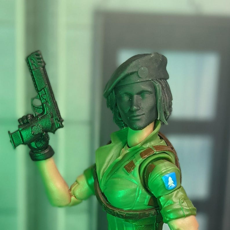 SWAT Zombie Hunter Custom 3D Printed Head Sculpt (unfinished, Made to ...
