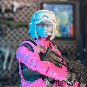 Codename Charity PMC Recon Operator 3D Printed Head Sculpt (Unfinished, Made to Order)