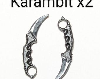 Karambit Knife Set 1:12 Toy Accessory (Unfinished, Made to Order)