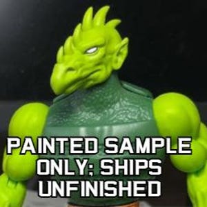 Mega CustomX Reptilian Warrior for MOTU Origins Scale Toy Accessory (Print on Demand, Unfinished, Made to Order, Figure NOT included)
