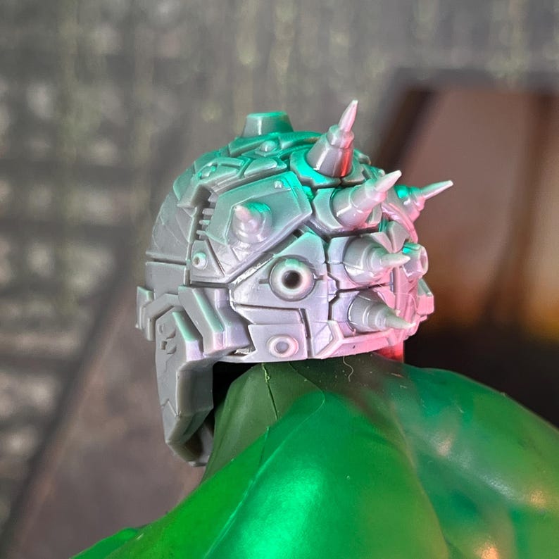 Space Smash Monster 3D Printed Head Sculpt (unfinished, Made to Order ...