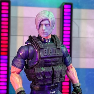 RCPD Rookie Cop Custom 3D Printed Head Sculpt (Unfinished, Made to Order)