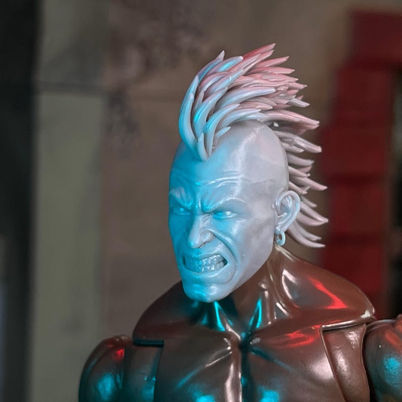 Son of X Custom 3D Printed Head Sculpt (unfinished, Made to Order) - Etsy