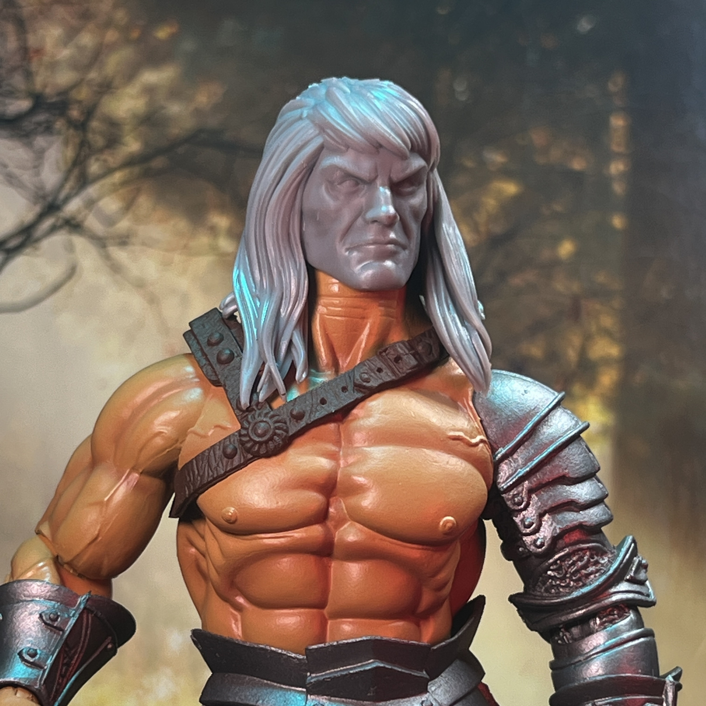 Mythic Legions Scale Epic Barbarian Head 3D Printed Head Mythic Legions Scale Epic Barbarian Head 3D Printed Head